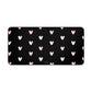 Black heart pattern - Desk Mat