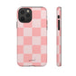 Pink orange checkers - tough case