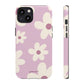 Floral pattern purple - tough case