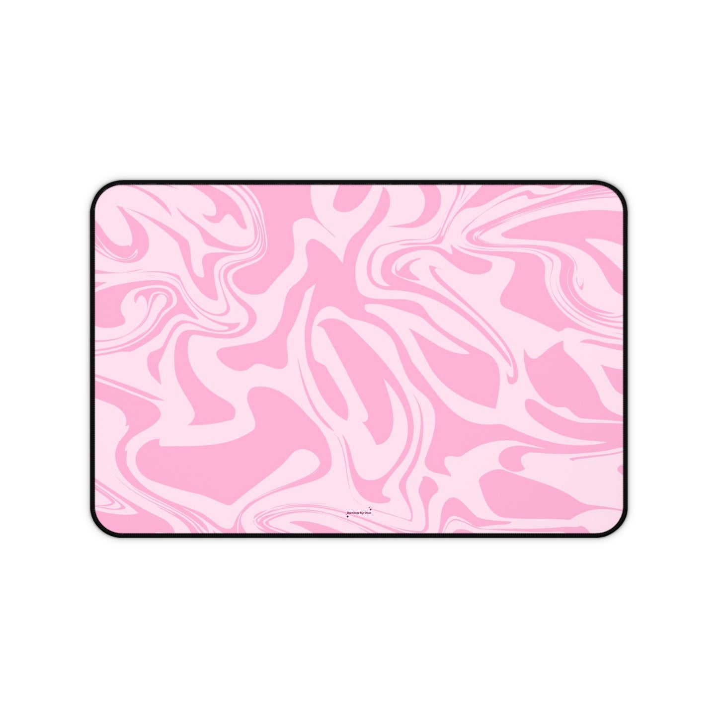 Pink abstract pattern - Desk Mat