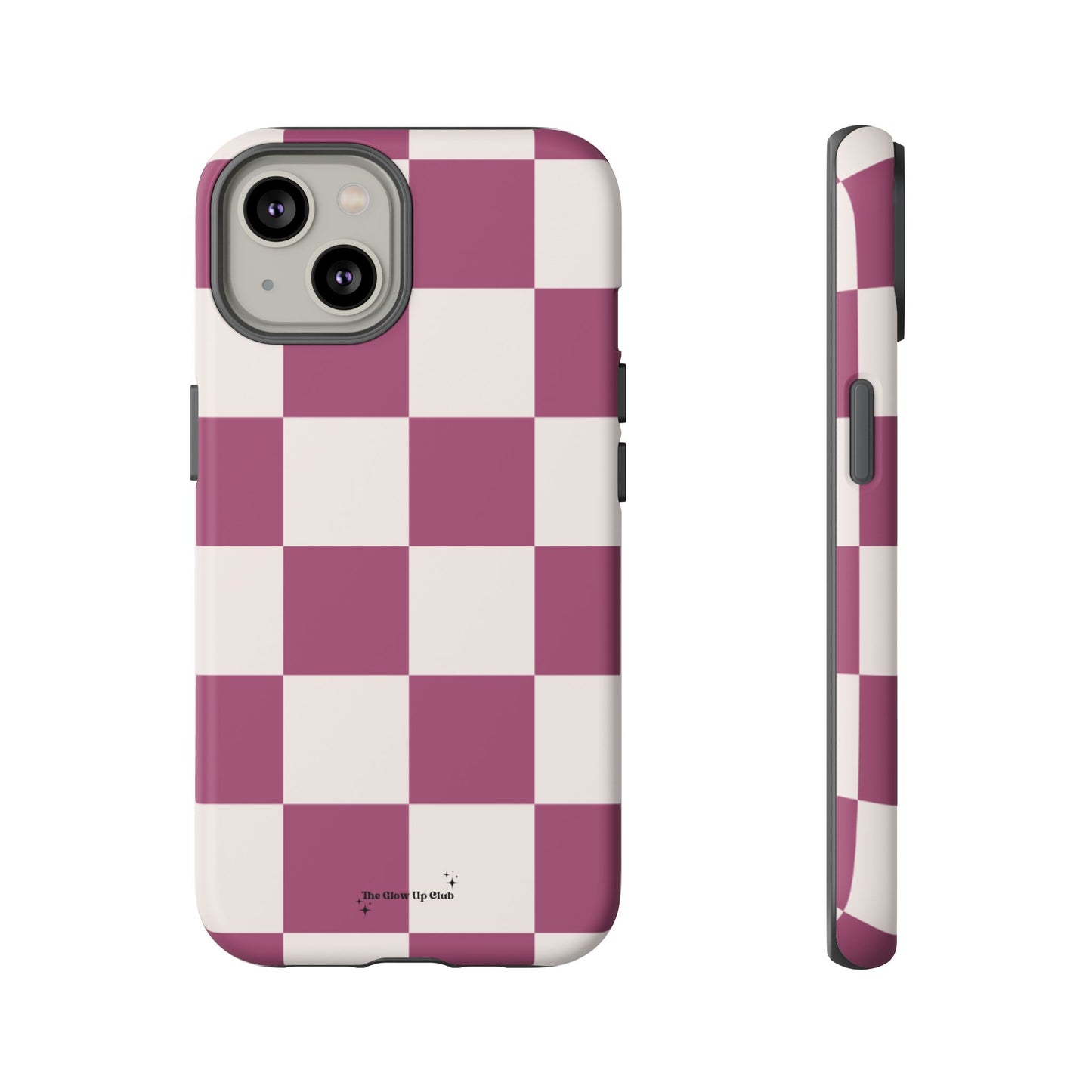 Burgundy checkers - tough case