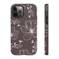 Realistic flowers grey - tough case