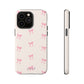 Crooked ribbon pattern cream - tough case