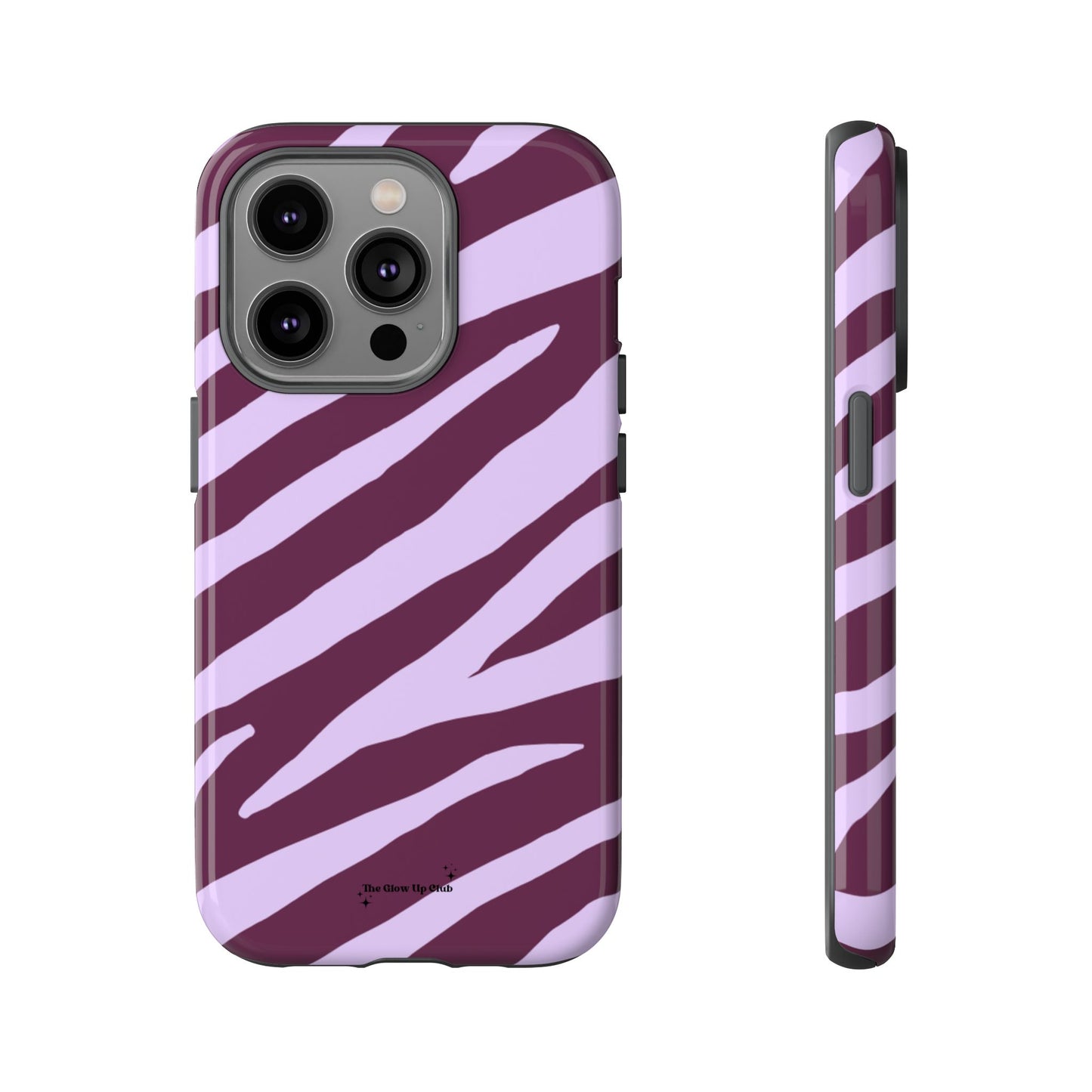 Zebra print purple - tough case