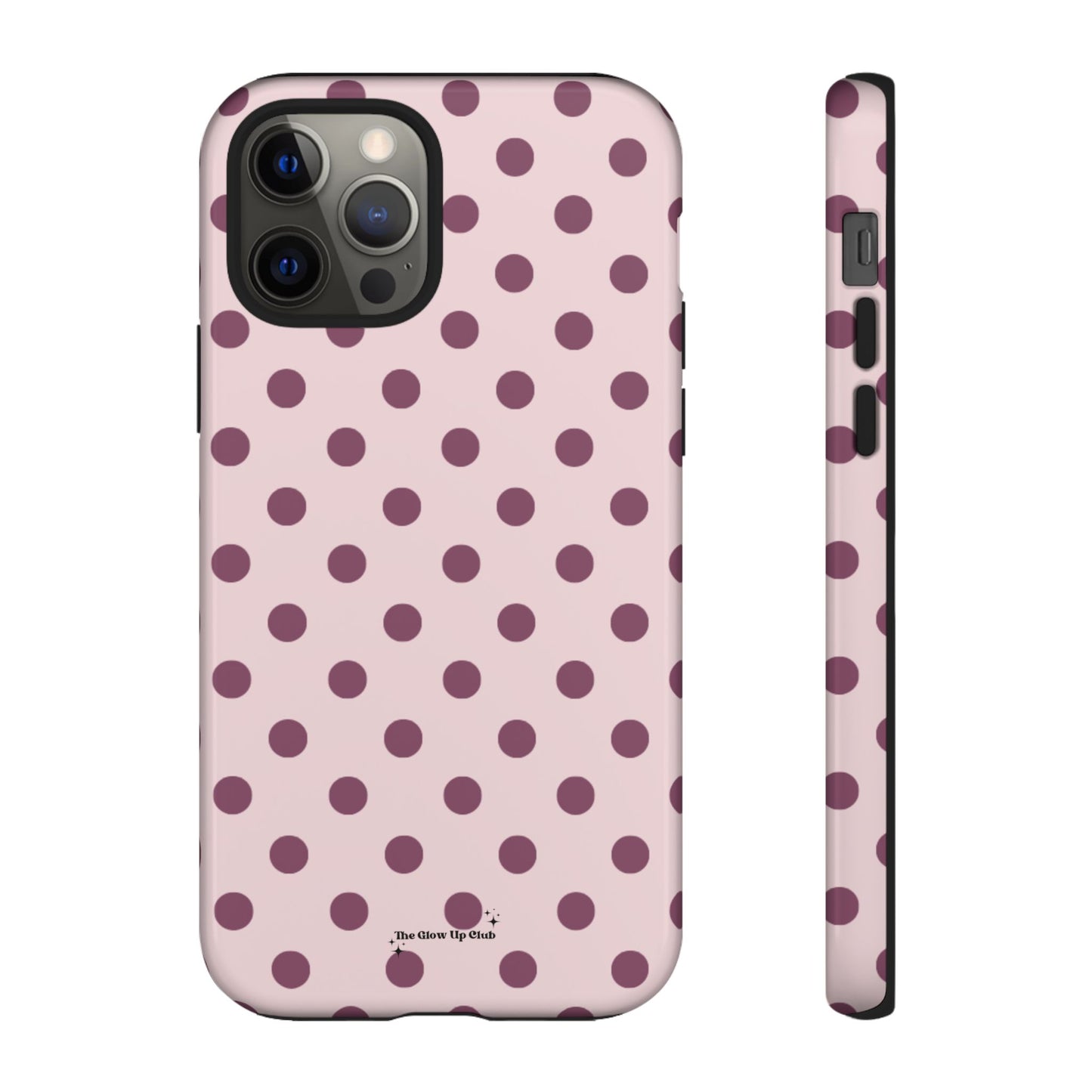 Pink and purple dots - tough case