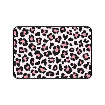 Leopard print pink - Desk Mat