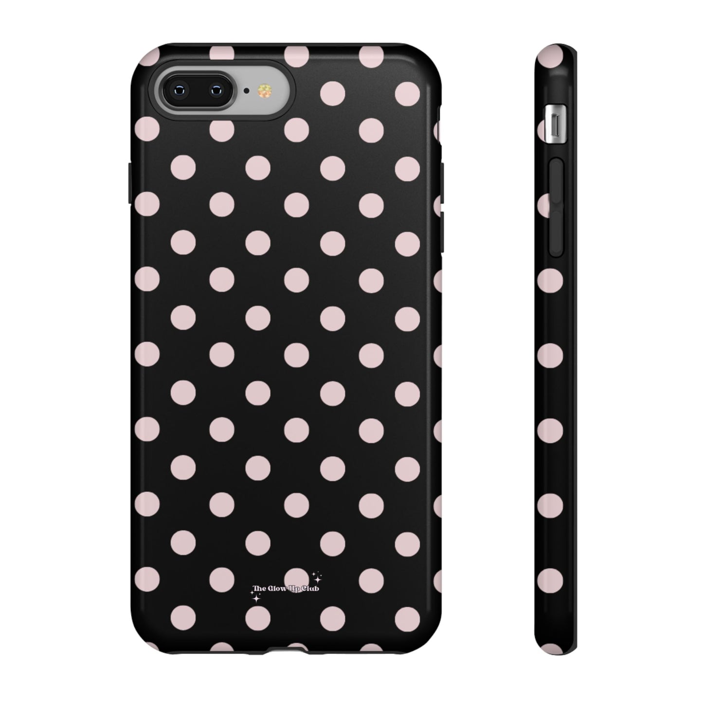 Black and pink dots - tough case