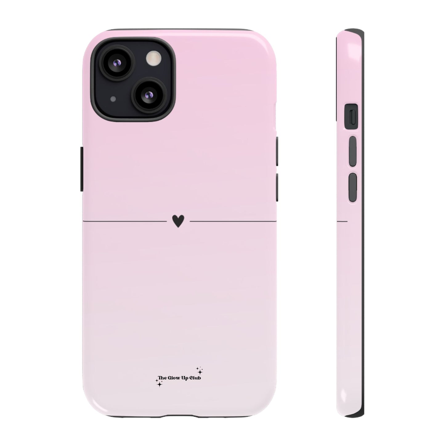 Pastel pink heart - tough case