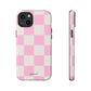 Pink white checkers - tough case