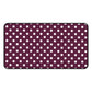 Burgundy dots - Desk Mat