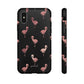 Rose gold flamingos - tough case