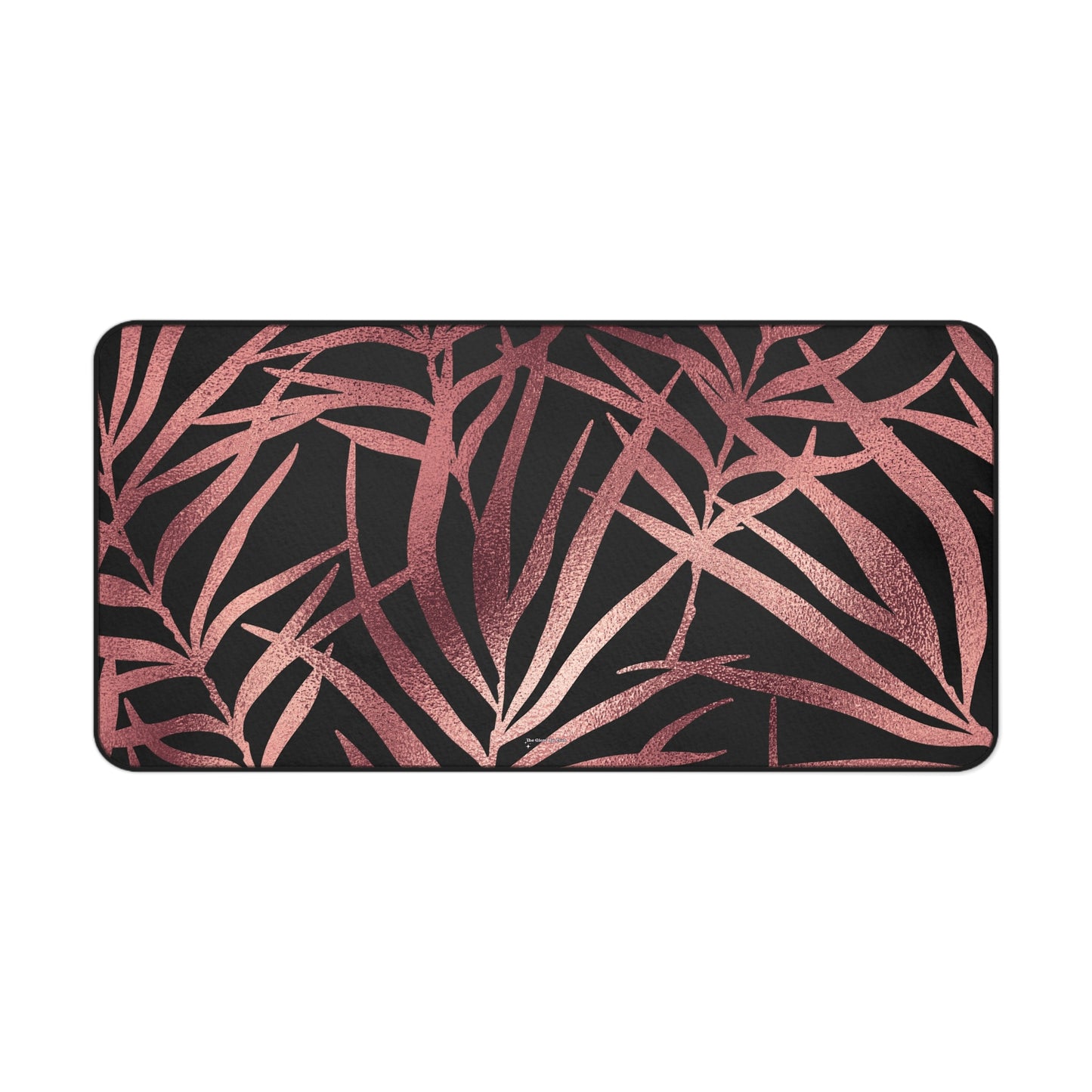 Rose gold leaves - Desk Mat