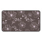 Realistic flowers grey - Desk Mat