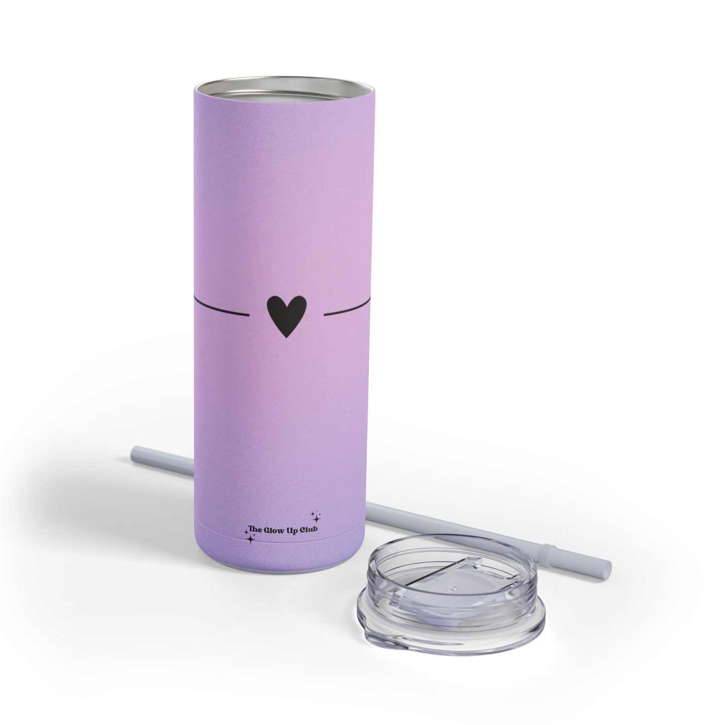 Pastel heart purple Tumbler, 20oz