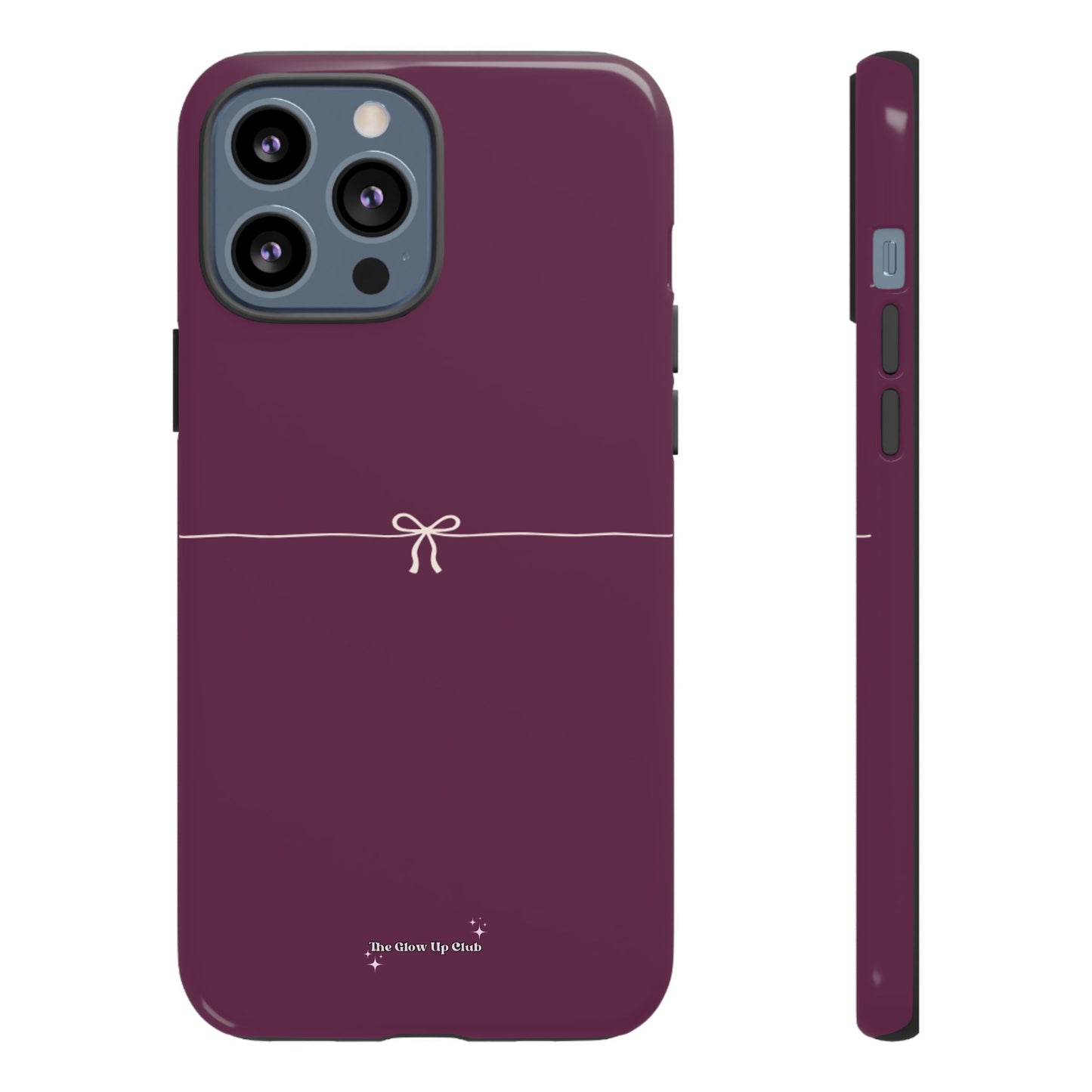 Simple ribbon burgundy - tough case