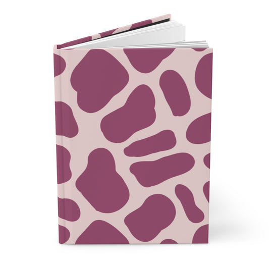 Burgundy giraffe Journal