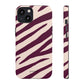 Zebra print cream - tough case