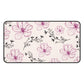 Realistic flower pattern cream - Desk Mat