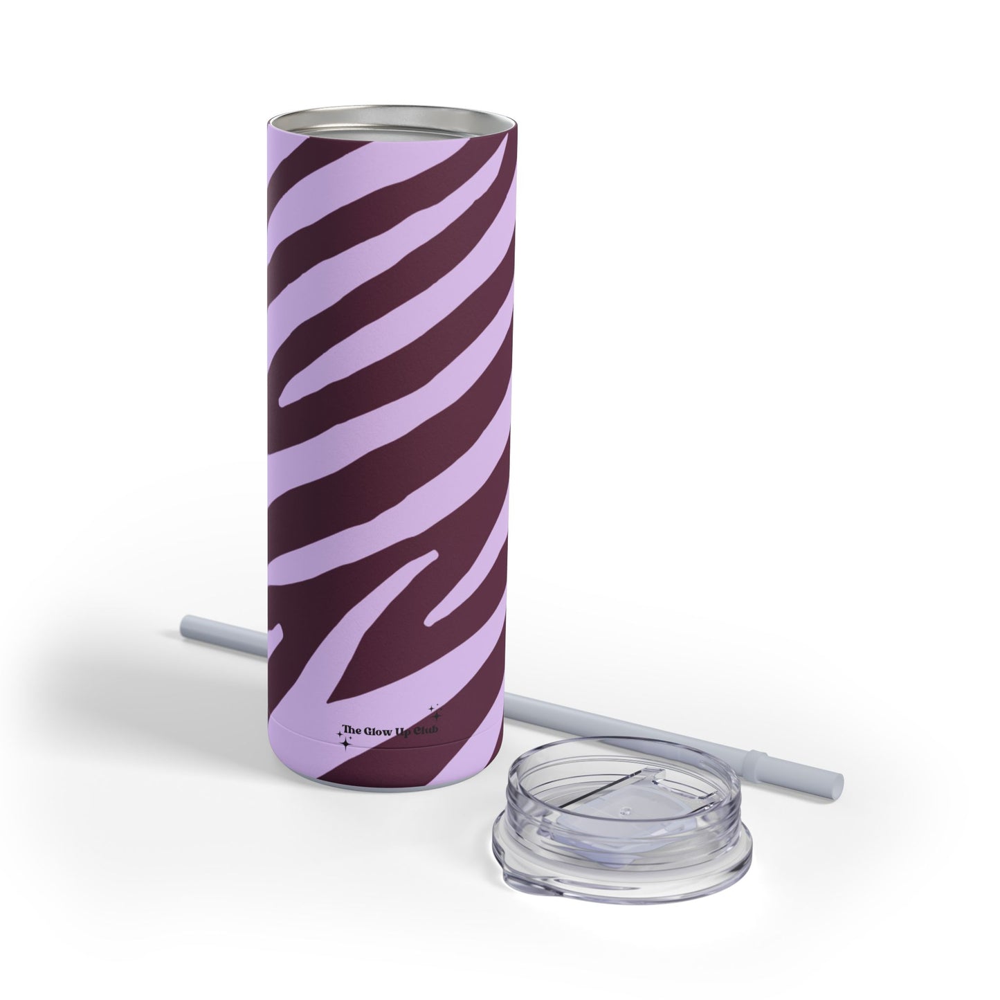 Zebra print purple Tumbler, 20oz