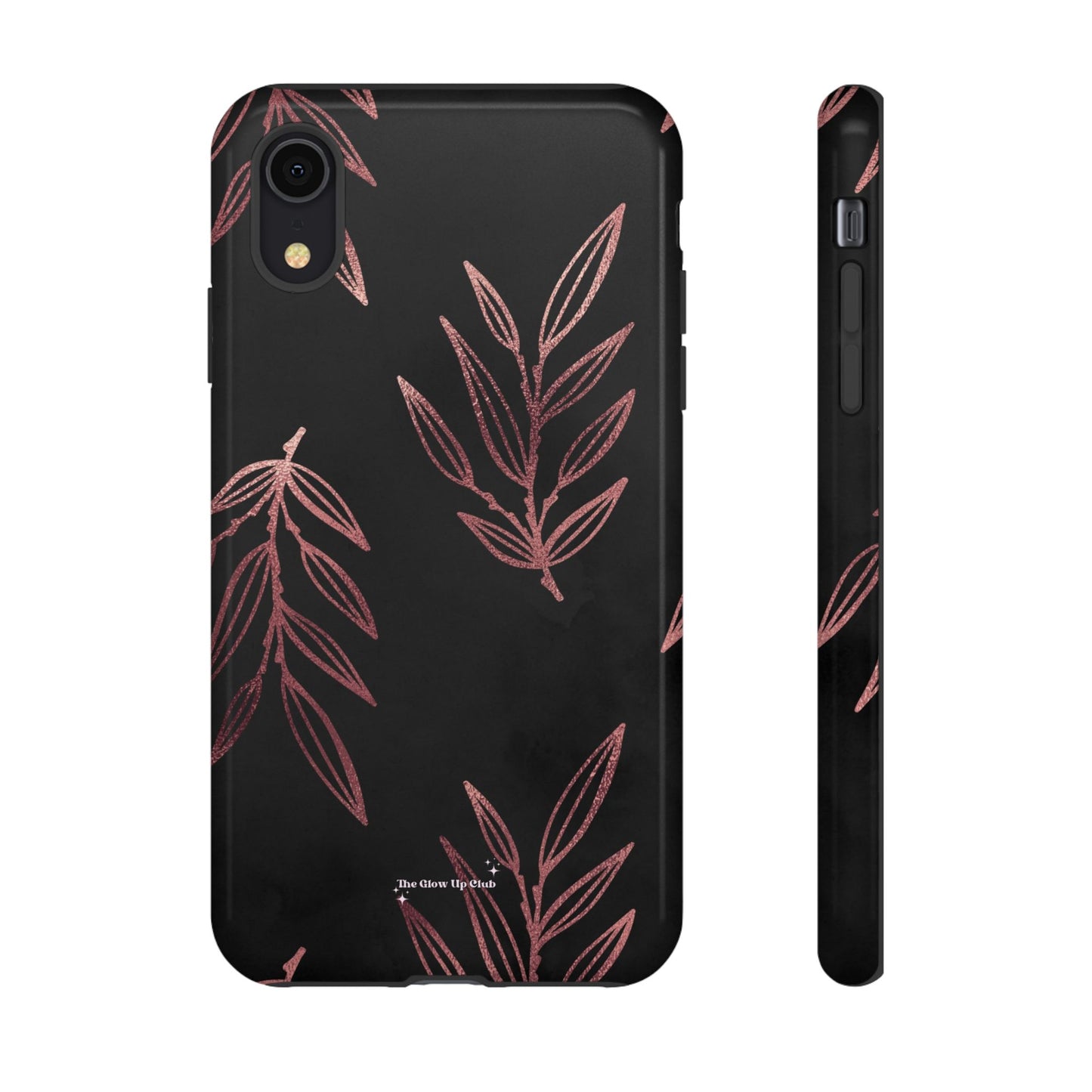 Rose gold leaves minimalistic - tough case