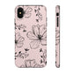 Realistic flowers pink - tough case