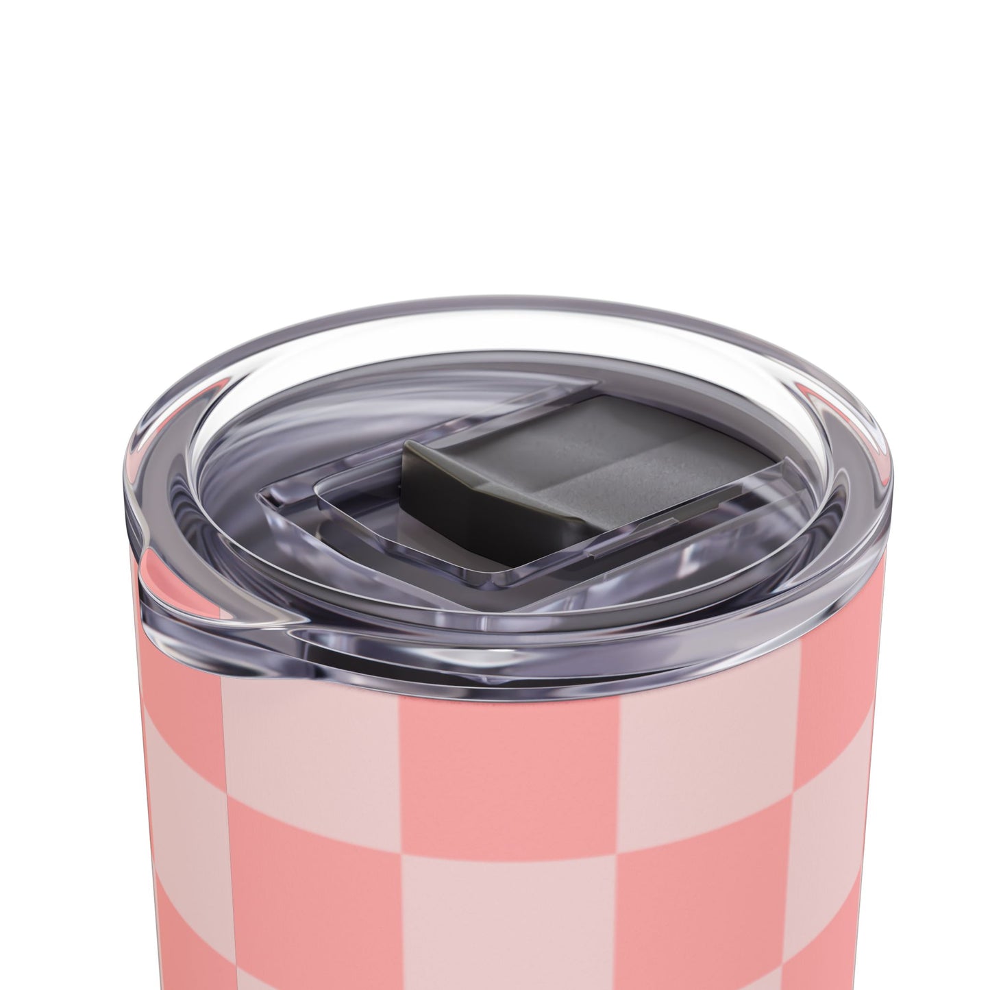 Pink checkers Tumbler, 20oz