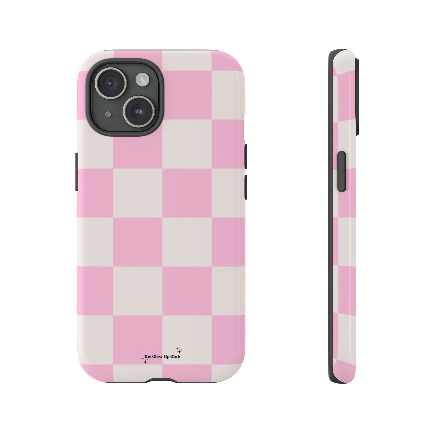 Pink white checkers - tough case