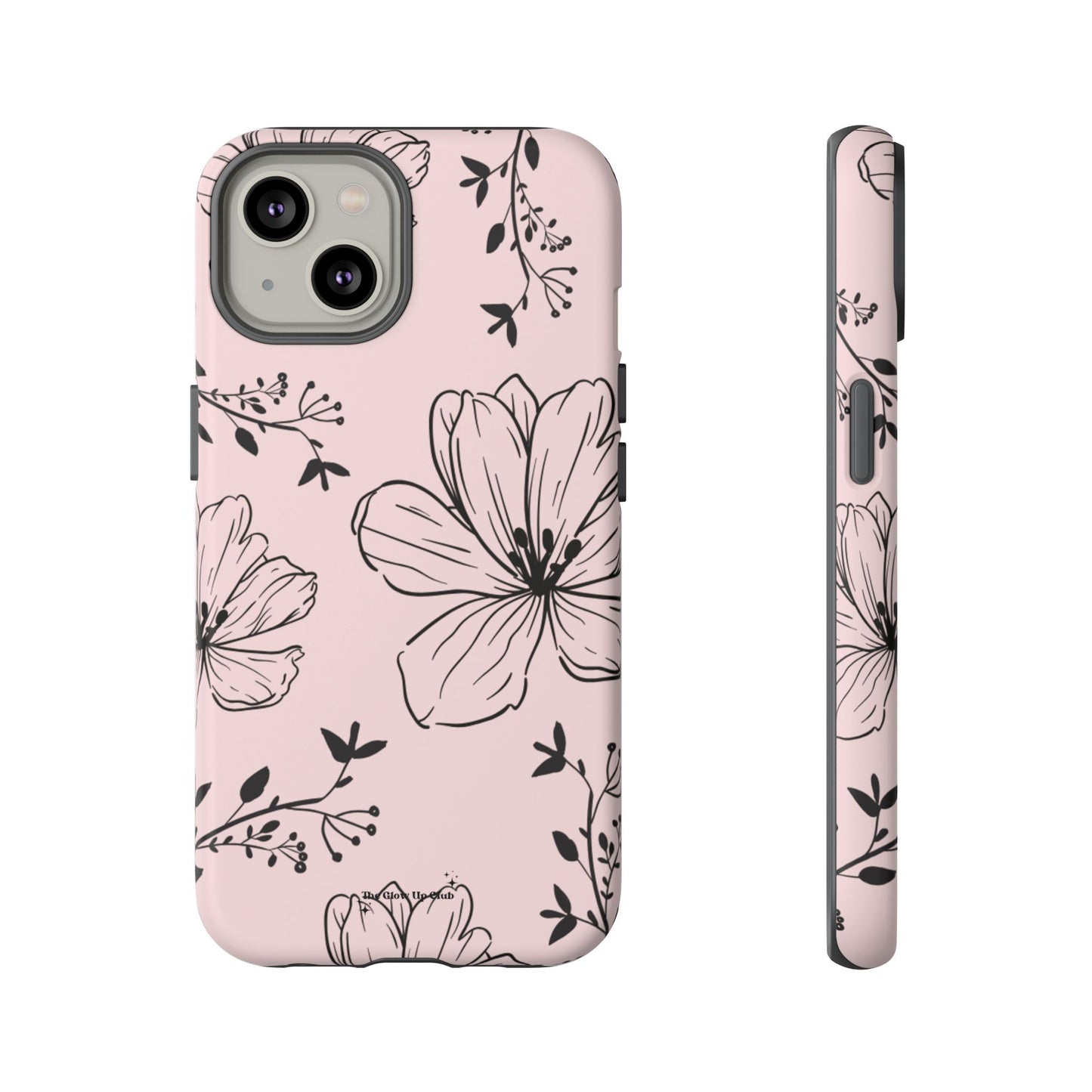 Realistic flowers pink - tough case