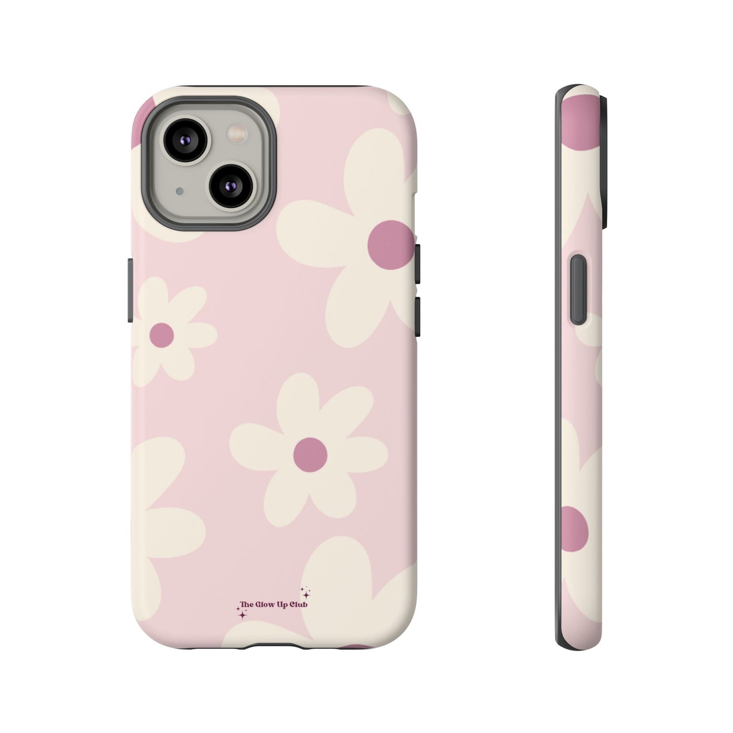 Floral pattern pink - tough case