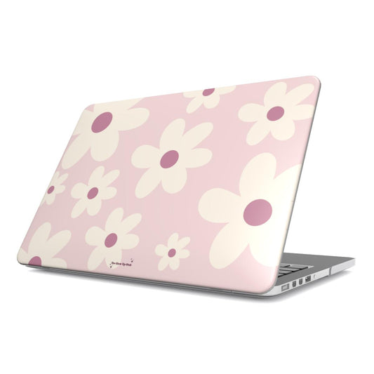 Pink floral pattern MacBook Case