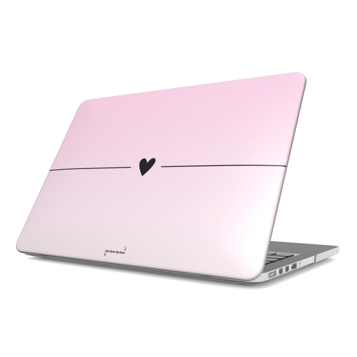 Pastel heart pink MacBook Case