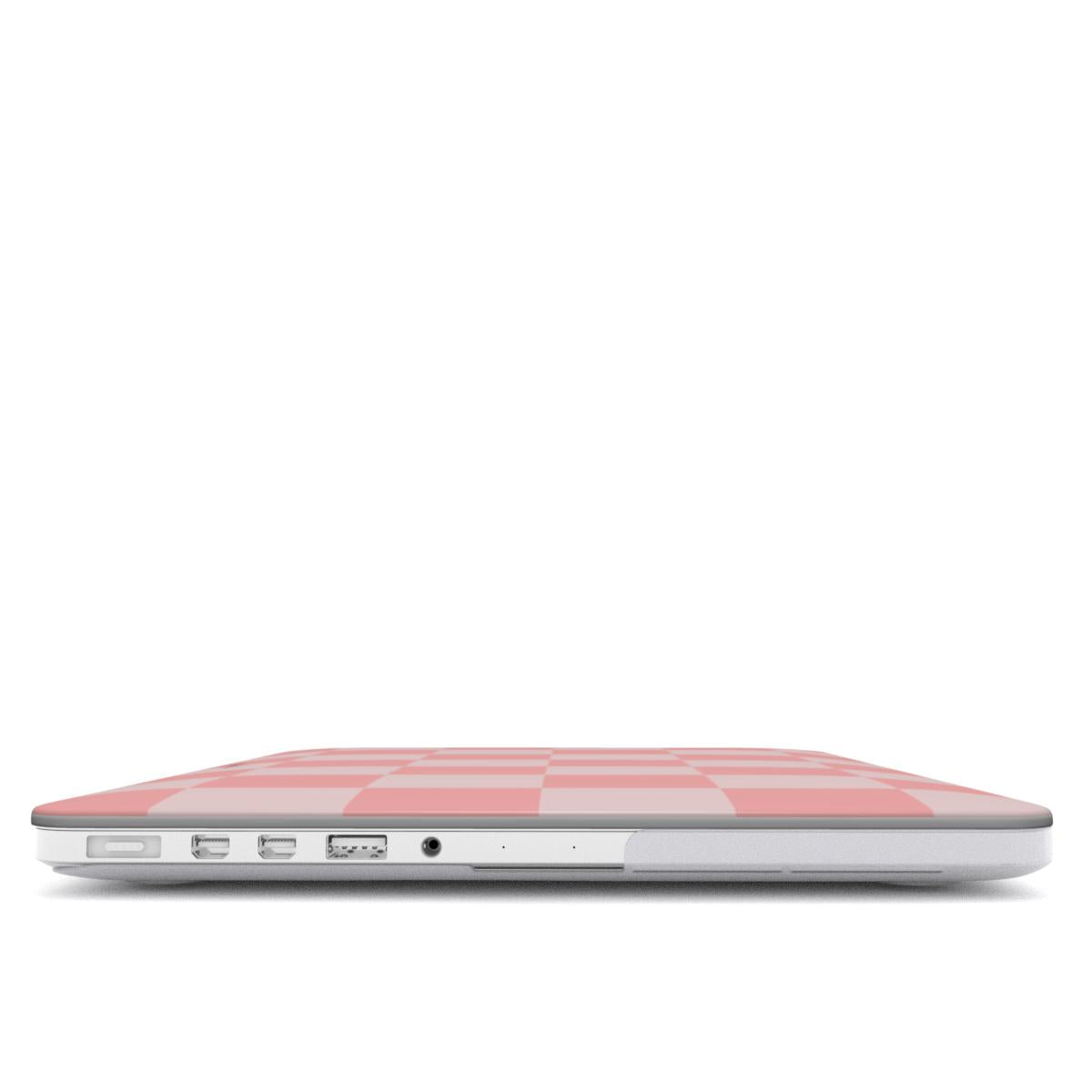 Pink checkers MacBook Case