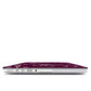 Realistic flowers burgundy MacBook Case