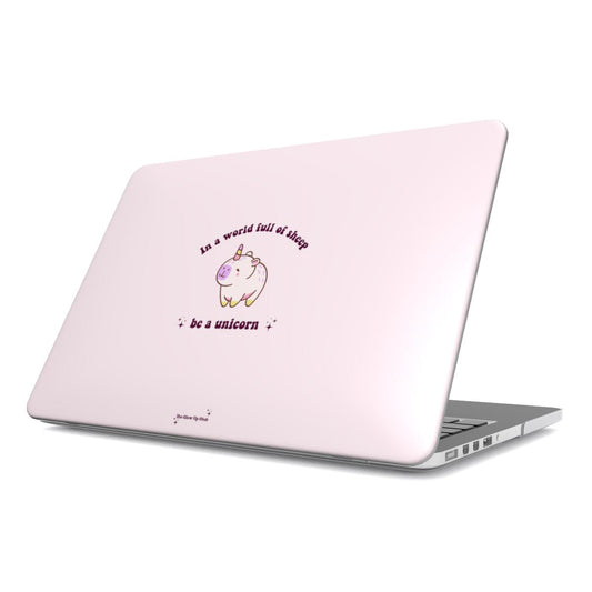 In a world full of sheep pink MacBook Case