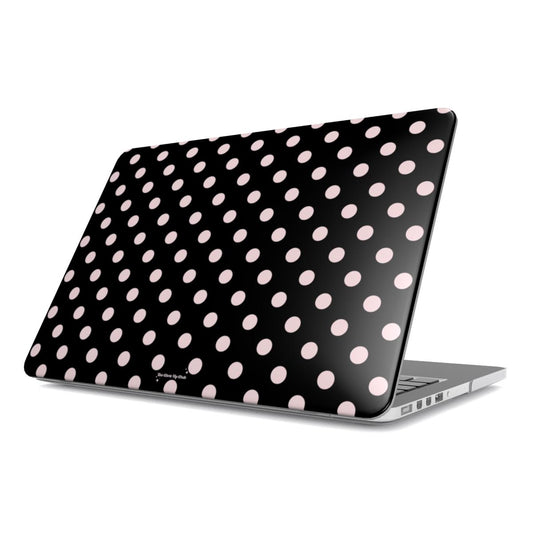 Black dots MacBook Case