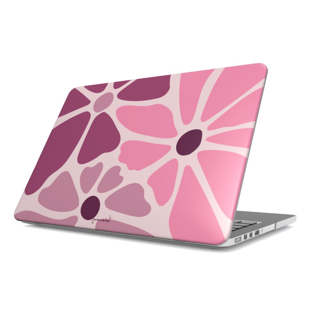 Abstract flowers MacBook Case