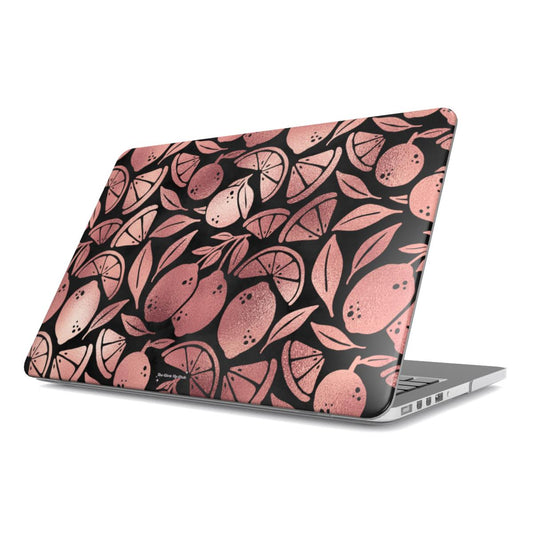 Rose gold lemons MacBook Case