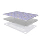 Flowers and dots purple MacBook Case