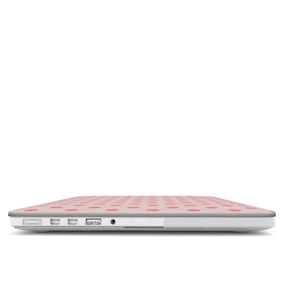 Pink dots MacBook Case