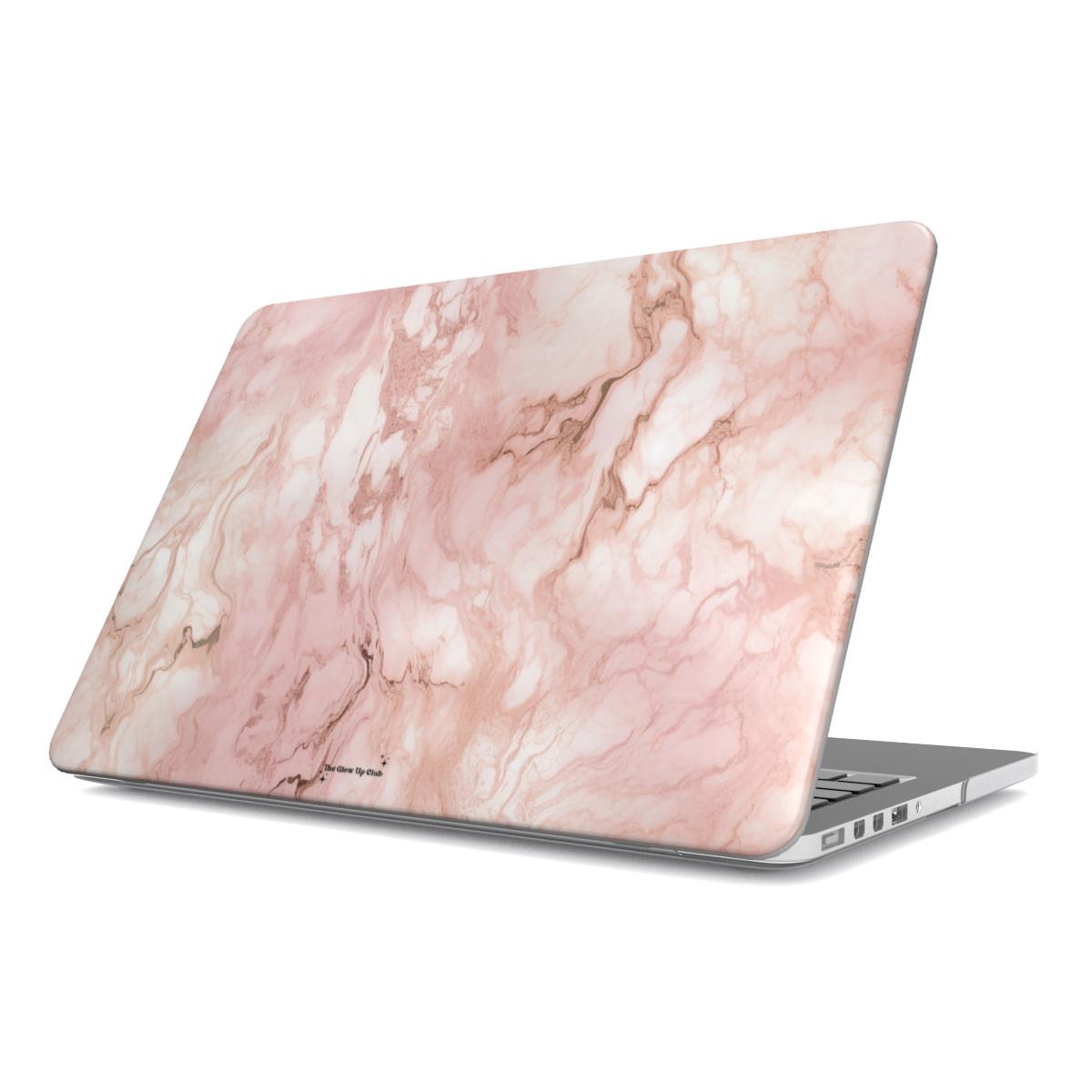 Pink marble MacBook Case