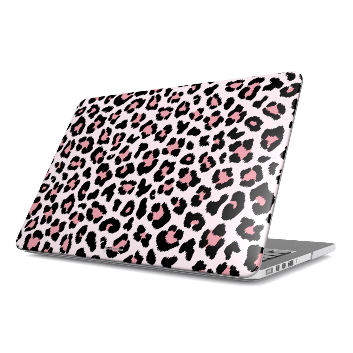 Leopard print pink MacBook Case