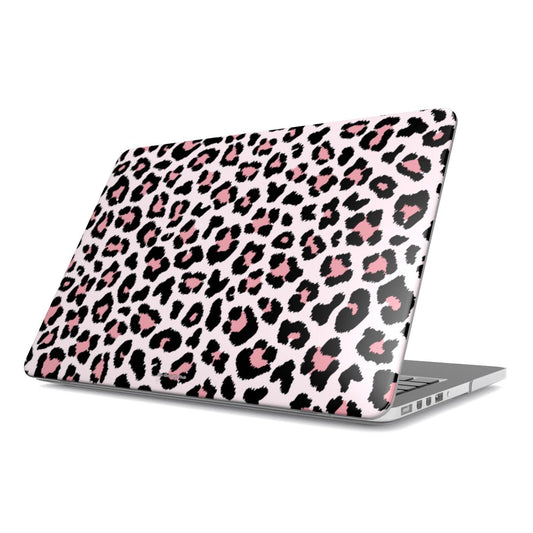 Leopard print pink MacBook Case