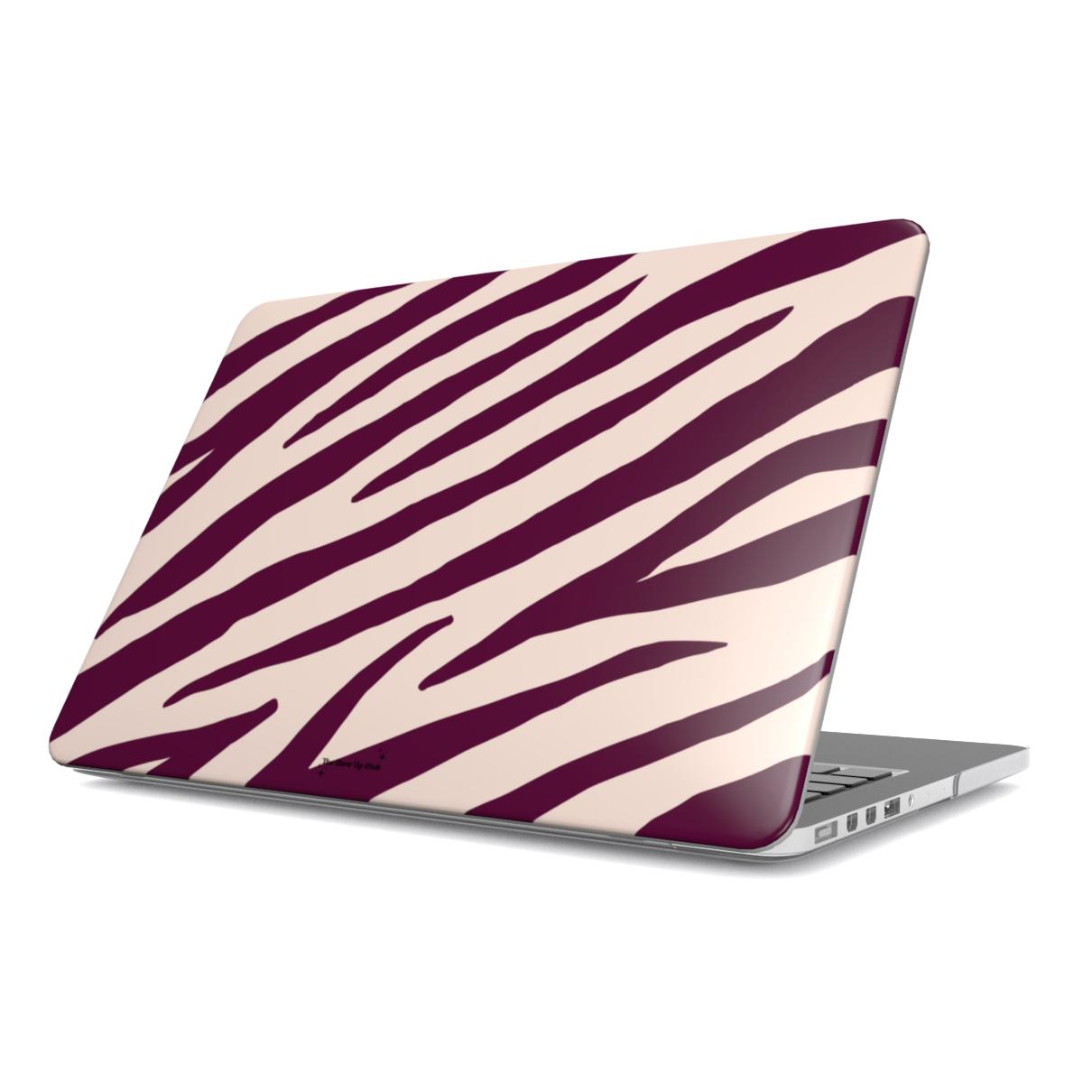 Zebra print cream MacBook Case