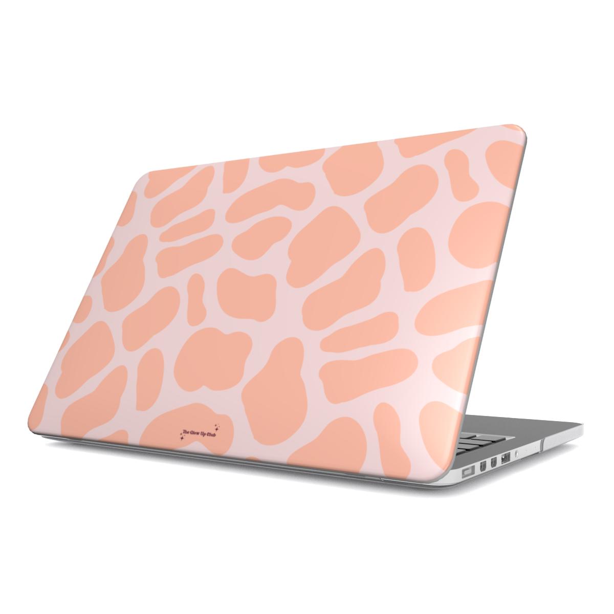 Orange and pink giraffe MacBook Case