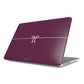 Simple ribbon burgundy MacBook Case