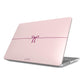 Simple ribbon pink MacBook Case