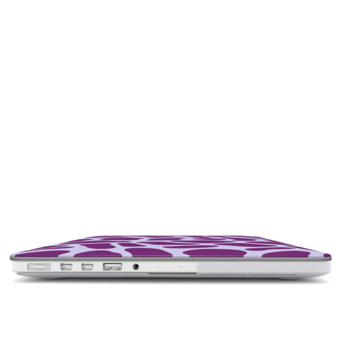 Purple giraffe MacBook Case