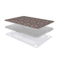 Small roses brown MacBook Case