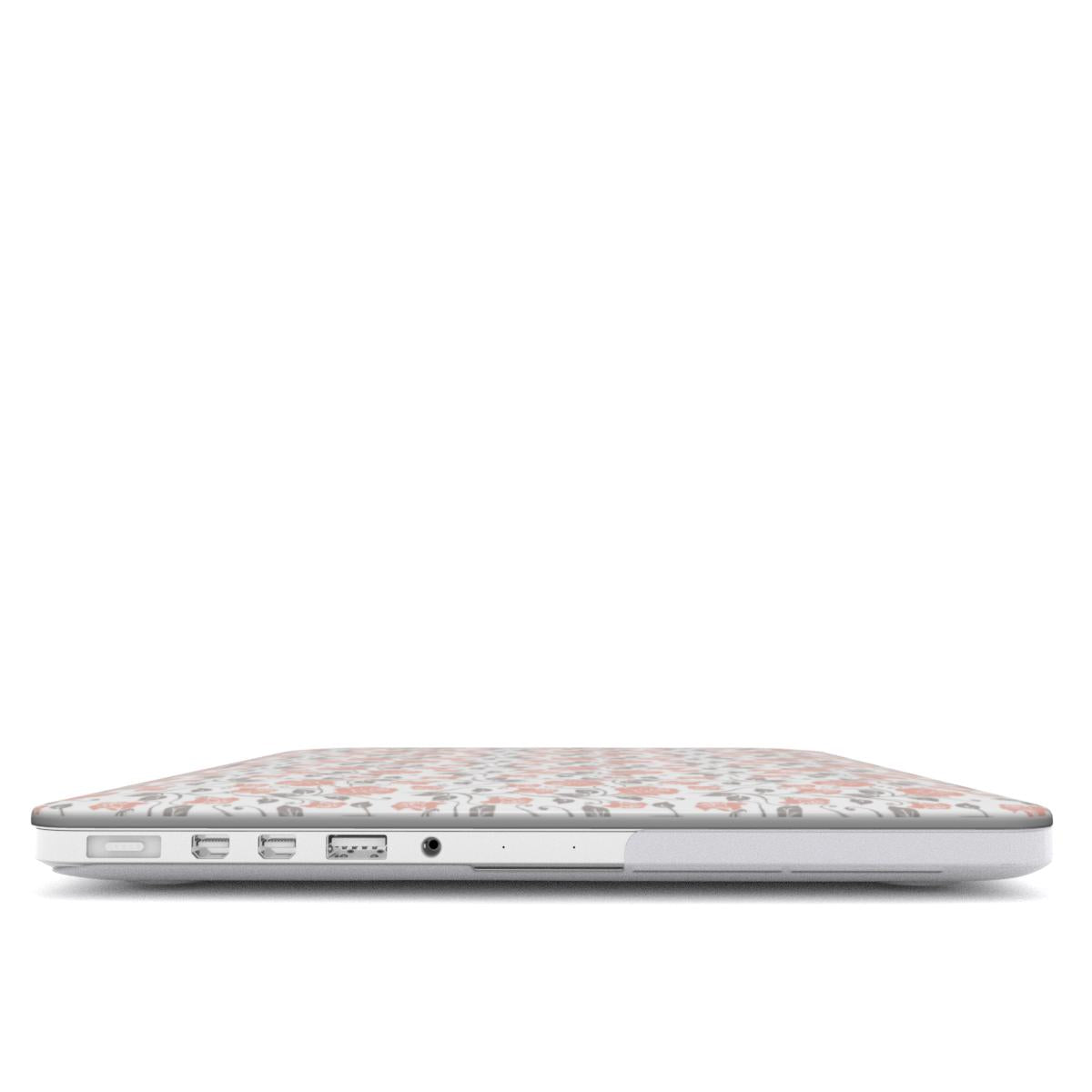 Small roses cream MacBook Case