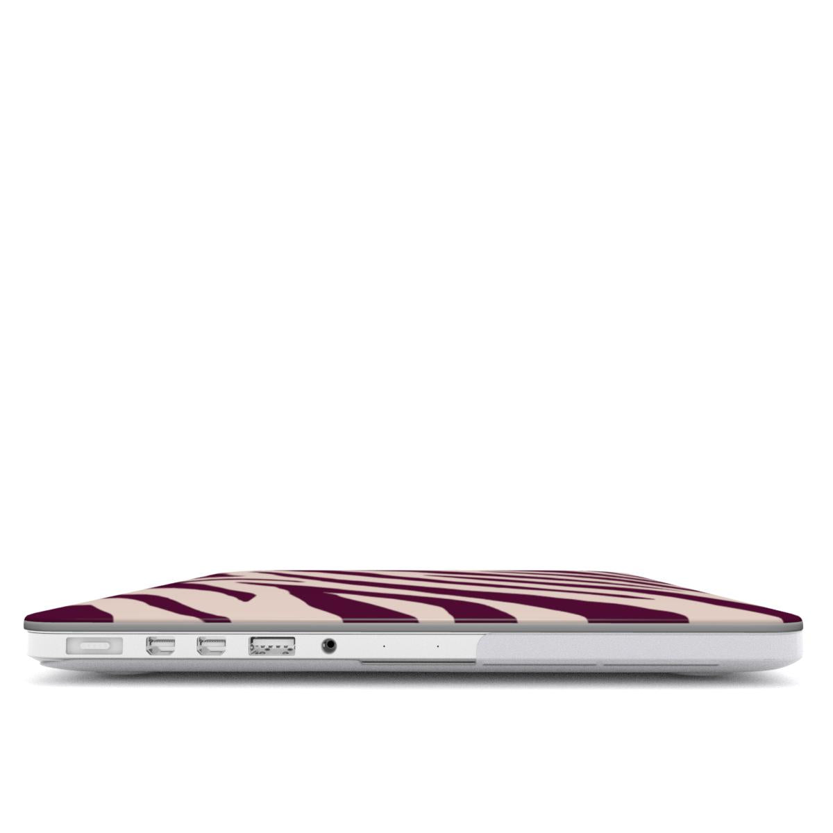 Zebra print cream MacBook Case